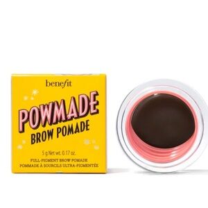 NIB Benefit Cosmetics POWmade Waterproof Brow Pomade 4.5- neutral deep Brown